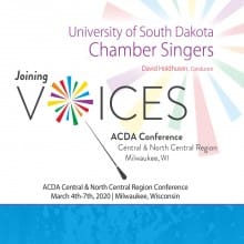 ACDA Central-North Central 2020 University of South Dakota Chamber Singers MP3
