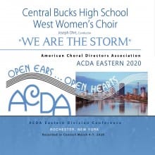 ACDA Eastern 2020 Central Bucks High School West Women's Choir MP3