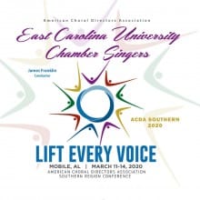 ACDA Southern 2020 East Carolina University Chamber Singers MP3