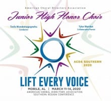 ACDA Southern 2020 Junior High Honor Choir 3-14-2020 MP3 ACDA Southern 2020 Junior High Honor Choir 3-14-2020 MP3