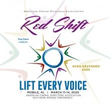 ACDA Southern 2020 Louisiana Red Shift CD ACDA Southern 2020 Louisiana Red Shift CD