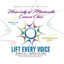 ACDA Southern 2020 University of Montevallo Concert Choir CD