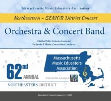 MMEA Massachusetts 2020 Northeastern Senior Festival Orchestra and Concert Band 1-11-2020 MP3
