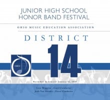Ohio OMEA District 14 Middle School Honors Band 1-12-2020 MP3