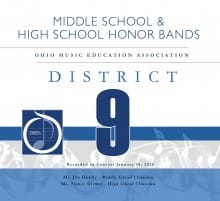 Ohio OMEA District 9 Middle School and High School Honor Bands 1-18-2020 MP3