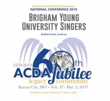 ACDA 2019 National - Brigham Young University CD