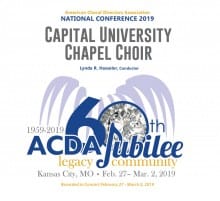 ACDA 2019 National - Capital University MP3