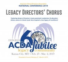 ACDA 2019 National - Director's Chorus CD