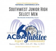 ACDA 2019 National - Southwest JH Men MP3