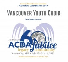 ACDA 2019 National - Vancouver Youth Choir MP3