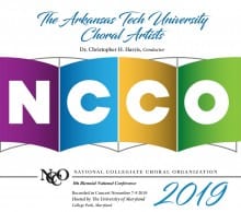 NCCO 2019- National Collegiate Choral Organization : Arkansas Tech University Choral Arts CD