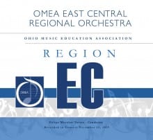 Ohio OMEA East Central Regional Orchestra 11-24-2019 CD