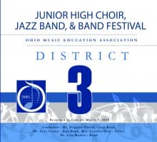 Ohio OMEA District 3 Junior High Honors Festival 3-7-2020 MP3