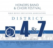 Ohio OMEA District 4 & 7 Band & Choir High School Honors Fest  11-16-2019 MP3